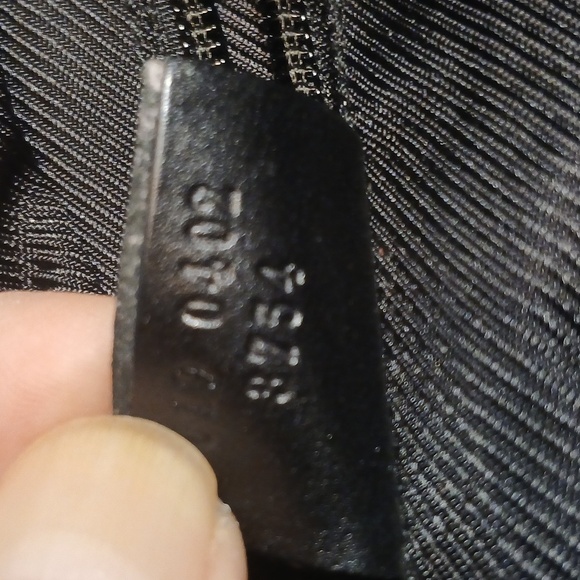 Authentic Gucci Canvas Leather Black And Brown Bag - Picture 14 of 16